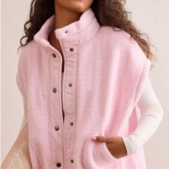 Altar'd State Jackets & Blazers - Altar'd State Light Pink Vest